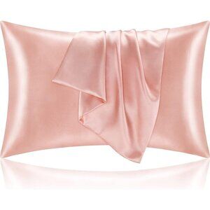Satin Pillowcase for Hair and Skin, Queen Pillow Cases Set of 2 Pack, Su…